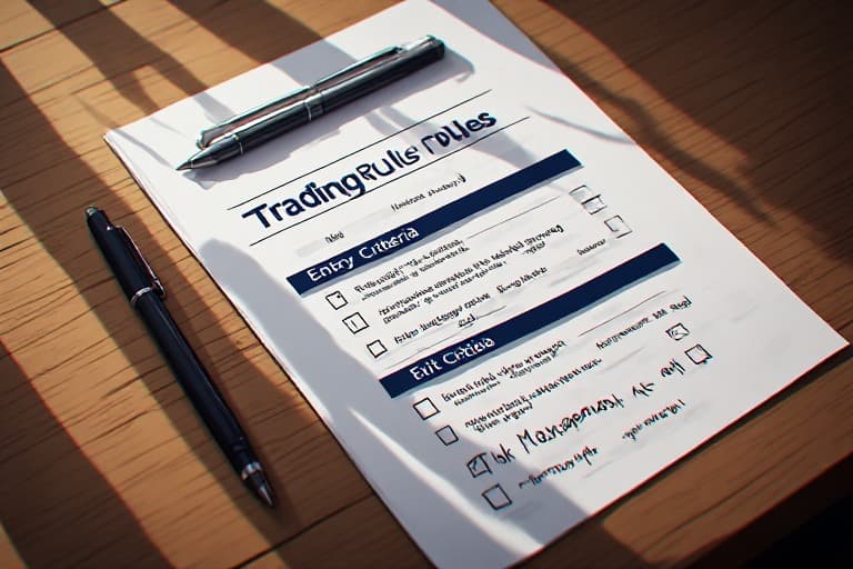 Trading rules document and checklist