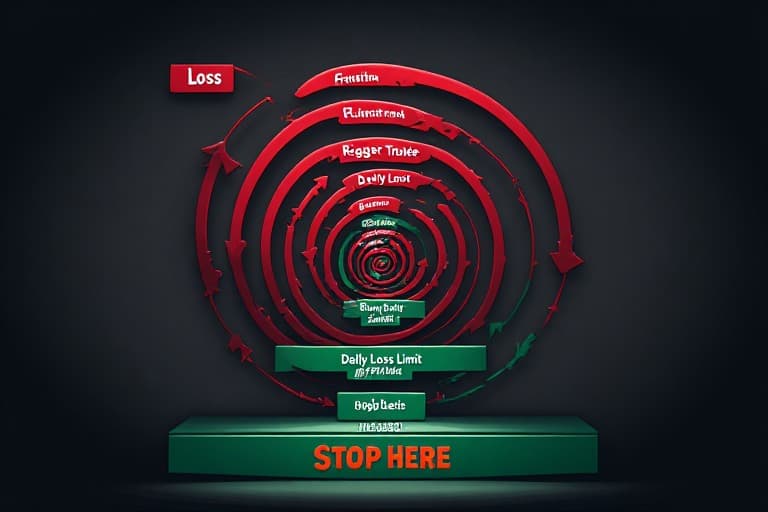Revenge trading spiral and daily loss limit