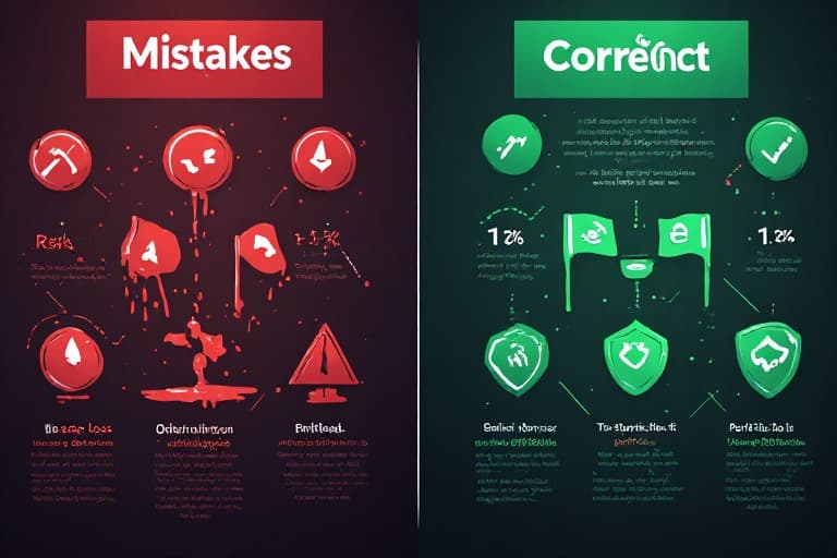 Risk management mistakes and correct approach