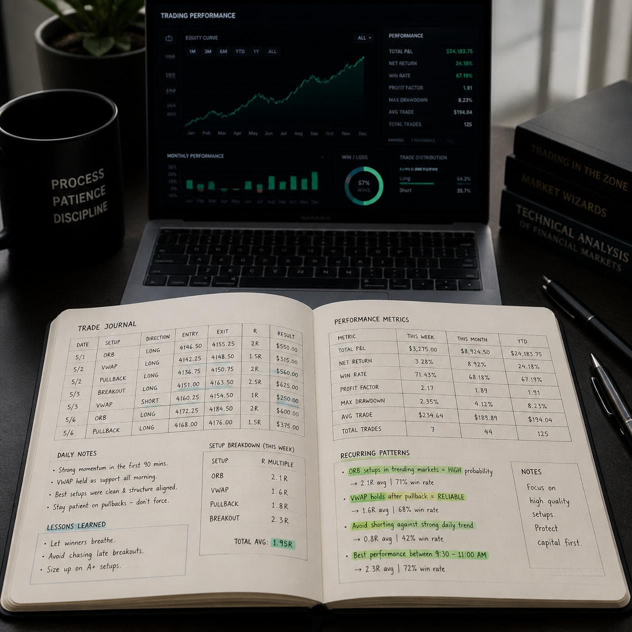 Trading journal review