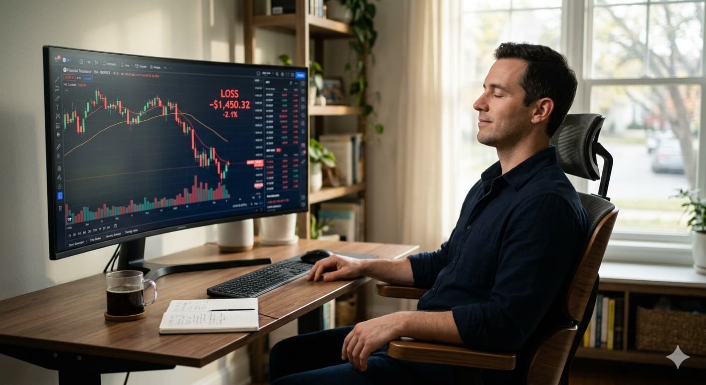 Accepting trading losses calmly